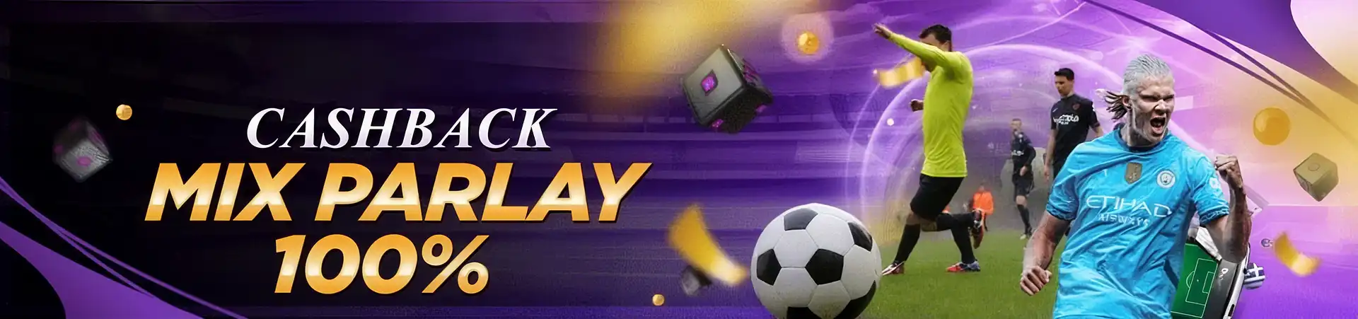 Cashback Mix Parlay 100%
